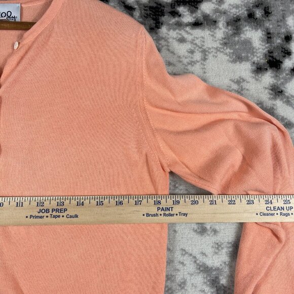 Vintage Lilly Pulitzer Sweater Womens Size Medium Cotton Button Up Short Length - Picture 4 of 11